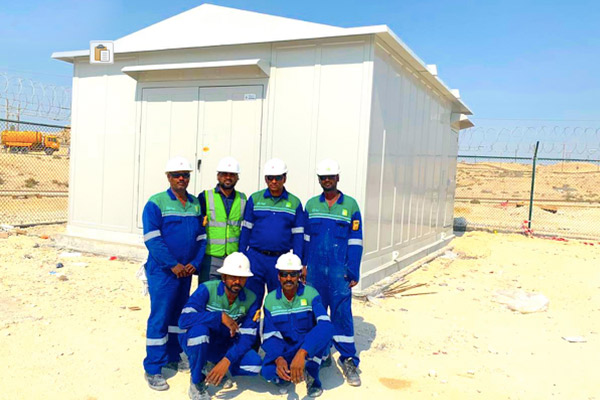 GRP Kiosks for LV Panels for Tatweer Petroleum in Bahrain